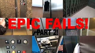 When Elevators FailA Compilation Of Broken And Messed Up ElevatorsPART 2 [upl. by Eelarac715]