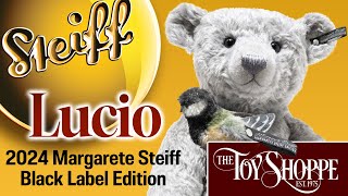 Lucio Teddy Bear Margarete Steiff Black Label Edition 2024 EAN 421785 At The Toy Shoppe [upl. by Onin]