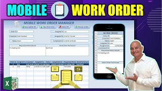 Learn How To Create This Excel Work Order Application amp Mobile Sync Full Training From Scratch [upl. by Suilmann769]