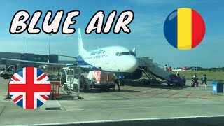 Trip Report Blue Air Bucharest Otopeni Romania Luton Airport London Full Flight Boeing 737430 [upl. by O'Kelly]