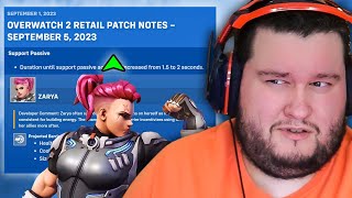 Zarya MEGA BUFFEDagain Overwatch 2 Mid Season Patch Notes [upl. by Falcone]