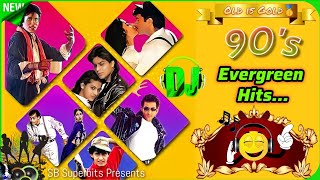 Old Hindi DJ Song Hits  Jhankar Beats  90s Romantic DJ Songs SBSuperbits [upl. by Esaertal]