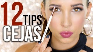 12 TRUCOS para ARREGLAR tus CEJAS CEJAS PERFECTAS [upl. by Ainitsirhc]