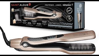 saint algue steampod  how I straighten my hair how I do [upl. by Nnalyrehs465]