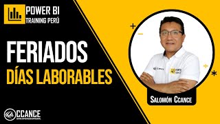 ¿Cómo Calcular Días Laborables y Feriados en Power BI [upl. by Wyck]