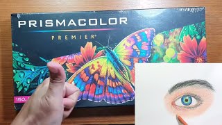 Unboxing New PRISMACOLOR PREMIER Colored Pencils Soft Core 150 Set Review and Demonstration [upl. by Geof]