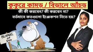 Dog Bite  Animal Bite  Rabies Vaccine  What To Do  Explained In Bengali [upl. by Oibesue977]