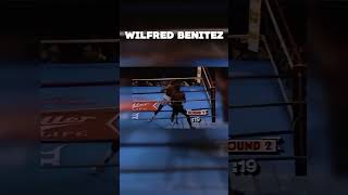 Wilfred Benítez quotEl Radarquot shows boxing skill [upl. by Airdnola494]