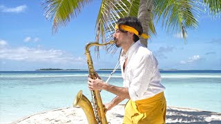 LAMBADA 💃🌴 Daniele Vitale Sax from MALDIVES Ayada Resort [upl. by Gass]