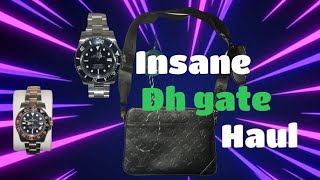 INSANE AUTUMN DH GATE HAULRolex oysterlv trio messenger bagmore [upl. by Eylrac]