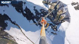 Seasonal removal of Remote Avalanche Control System in Norway [upl. by Russo]