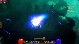 Torchlight glitch autocasting Shocking Burst free mana [upl. by Dehlia945]