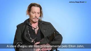 Johnny Depp sobre o filme Gnomeu e Julieta O Mistério do Jardim LEGENDADO [upl. by Ecneralc]