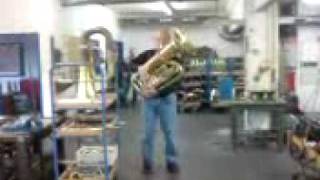 Øystein Baadsvik  Tuba Solo peaces from Fnugg at Miraphone [upl. by Elleuqram894]