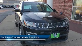 2019 Jeep Compass Latitude Sport Utility Canton North Canton Massillon Jackson Akron [upl. by Odnavres]