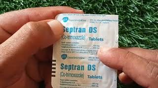 septran ds tablet  how to use septran ds tablet in home [upl. by Ameerahs]