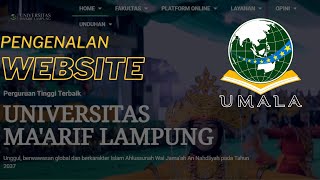 PENGENALAN WEBSITE UMALA [upl. by Vasta]