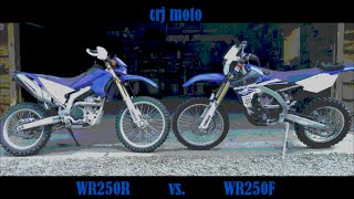 Part II of II wr250r vs wr250f [upl. by Verger]