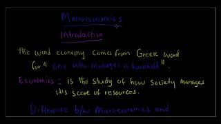 Cashirki 1aad Horudhac  Lecture 1 Introduction Macroeconomics Subscribe and like [upl. by Araed]