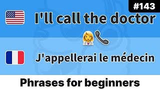 🇫🇷 Daily French for Beginners Pick Up One Phrase Each Day  quotIll callquot 143 [upl. by Eniluj]