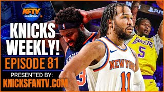 Knicks Starting 5 Takes A HUGE Hit  Wheres The Defense  Knicks Weekly Ep 81 [upl. by Maridel735]