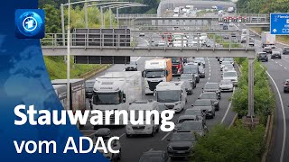 ADAC warnt vor Staus am Wochenende [upl. by Eisso]