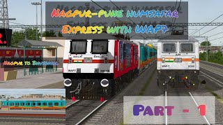 22140 NagpurPune Humsafar Express gameplay mstsopenrailsrailworkmstsindianrailways locomotive [upl. by Cogan]