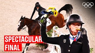 🐴 🇩🇪 Julia Krajewski takes Gold🥇 FULL Equestrian Eventing Jumping Individual Final  Tokyo Replays [upl. by Sarson355]