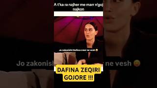 DAFINA ZEQIRI GOJORE LIVE NË EMISION 2 MODERATORËVE memes youtubeshorts shorts funny fyp viral [upl. by Unam]