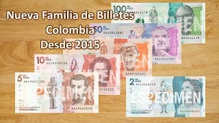 Billetes que circulan actualmente en Colombia desde 2016 Pesos Colombianos [upl. by Demetria672]