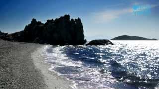 Armenopetra Beach Skopelos Greece  AtlasVisual [upl. by Ztirf]