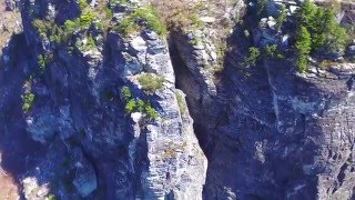 Amazing views from the Drone of Linville Gorge  Shortoff Mountain  Linville NC [upl. by Ikairik]