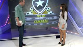 Fernanda Maia gandula destaque na final da Taçaa Rio participa do Globo Esporte [upl. by Oznarol]