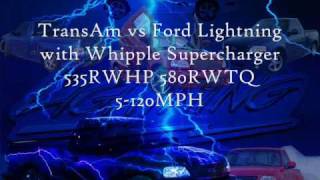 STREET RACING COPS Whipple Lightning vs TransAm WS6 vs Mustang GT [upl. by Story]