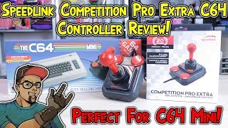 C64 Mini Is Great With A Quality Controller SpeedLink Anniversary Edition Competition Pro Extra [upl. by Ahsinut]