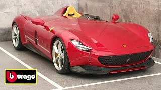 REVIEW Bburago Signature 118 Ferrari Monza SP1  Rosso Magma [upl. by Ytissac]