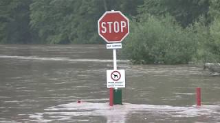 Hochwasser an der Sauer 01 Juni 2018 [upl. by Arodal]