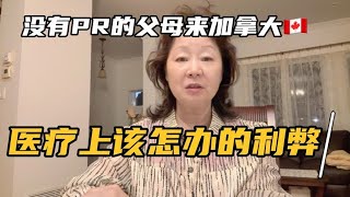 没有枫叶卡的父母来加拿大🇨🇦探亲，医疗上该怎么办？利弊！ [upl. by Craw]