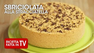 SBRICIOLATA FREDDA ALLA STRACCIATELLA di Benedetta Rossi  Ricetta TV Fatto in Casa per Voi [upl. by Radcliffe]