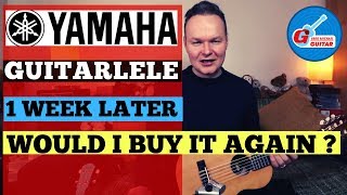 Yamaha GL1 Guitarlele Review One Week LaterWould I Buy It Again [upl. by Alegre715]