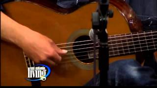 Flamenco guitarist Ottmar Liebert in studio [upl. by Orgell]