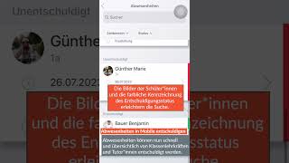 QuickTipp Untis Mobile  Abwesenheiten entschuldigen [upl. by Idok]