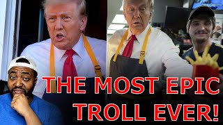 MSNBC COPES AND SEETHES Over TRUMP COOKING Fries At McDonalds While TROLLING Kamala Harris [upl. by Ardekan]