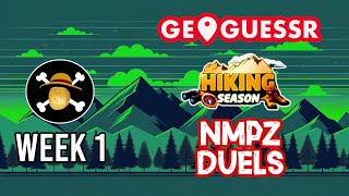 MALDING AND COPING  GeoGuessr Hiking Season Week 1 NMPZ Duels [upl. by Ttennaj133]