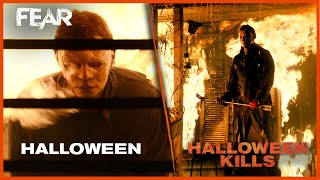 Halloween EndingHalloween Kills Opening  Halloween Kills 2021  Fear [upl. by Otes]