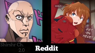 ANIME vs REDDIT The Rock Reaction Meme part 6 [upl. by Purcell119]