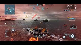 world of warships blitz Vermont sloppy play high damage [upl. by Sandell]