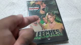 LEECHES 2003 ASYLUM HOME ENTERTAINMENT DVD UNBOXING REVIEW [upl. by Tneicniv623]