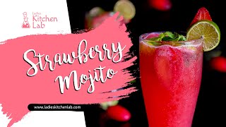 Strawberry Mojito  NonAlcoholic Mojito Recipe  Ladies Kitchen Lab [upl. by Neryt]