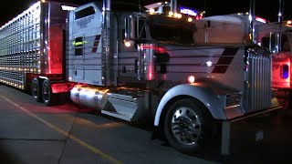 White Kenworth W900 At Iowa 80 Truck Stop In Walcott [upl. by Atinot]